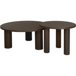 Macala Soffbord Brunbetsad Askfaner