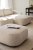 Norris Fotpall Anna #2 Ljusbeige 89x89x43 Cm