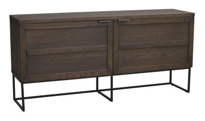 Everett Sideboard 160 Brun Ek/Svart
