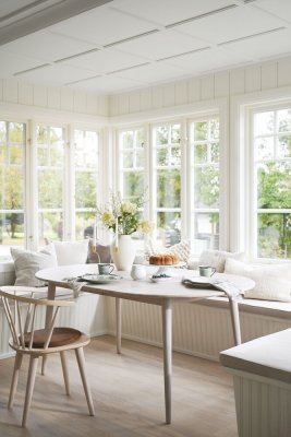 Tyler Matbord Ovalt 170/210 Vitpigmenterad Ek