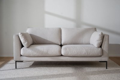 Corwin soffa 2,5-sits ljusbeige