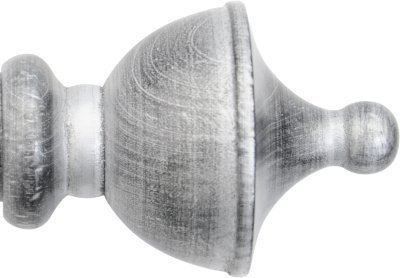 Ändknopp Ludwig Silver 35 mm