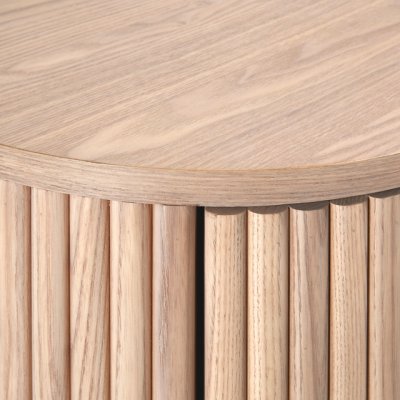 Tonga - nattbord Vitkalkat D40x60 ask finer