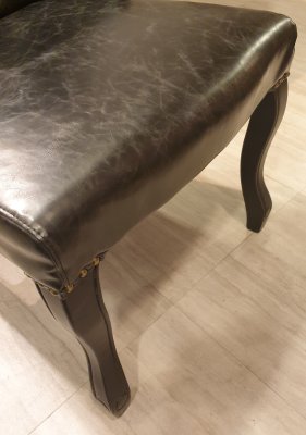 Stol Svart konstläder