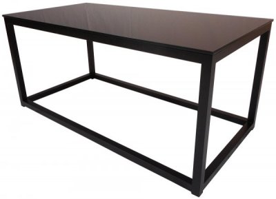 Pierre soffbord svart glas 94x47 cm