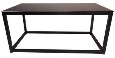 Pierre soffbord svart glas 94x47 cm