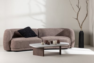 Cielo 3-Sits Soffa Brun