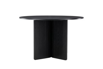 Runt Matbord Svart