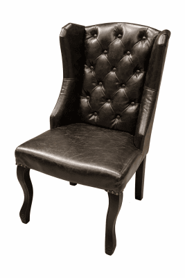 Stol Svart konstläder