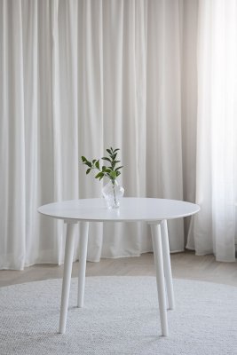 Lotta Matbord Ø106 Vit