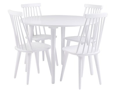 Lotta Matbord Ø106 Vit