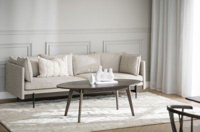 Yumi Soffbord Ovalt 130x65 Brun Ek