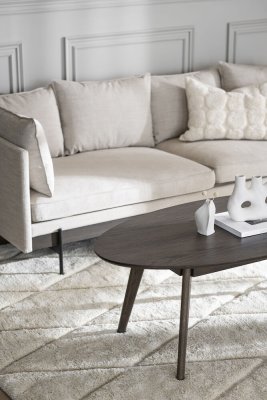 Yumi Soffbord Ovalt 130x65 Brun Ek